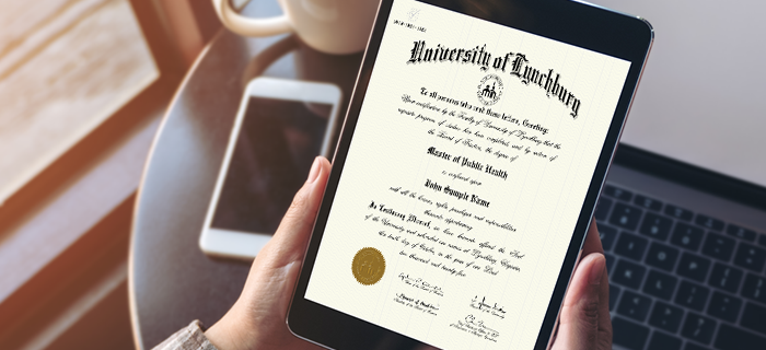 CeDiploma On Tablet